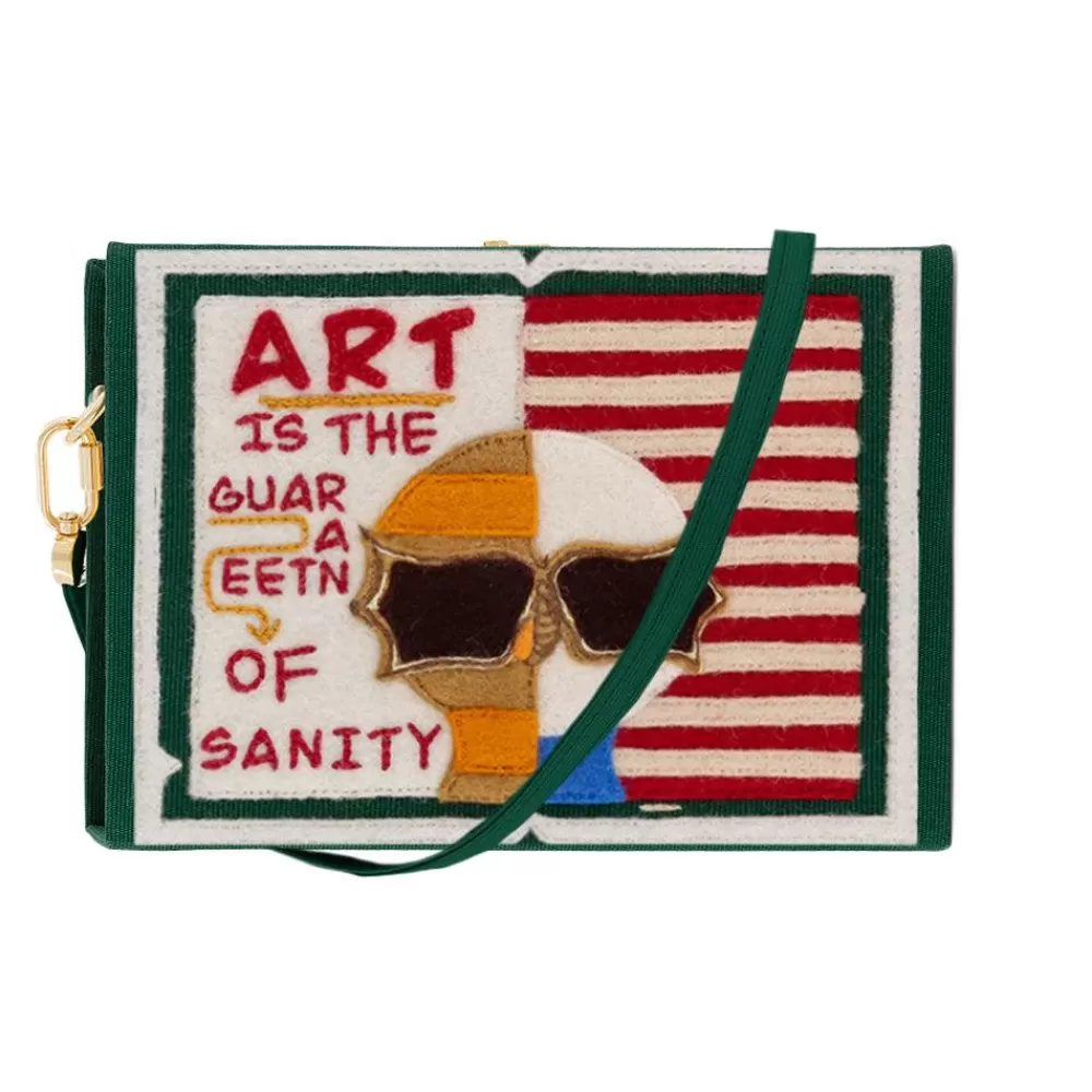 Sale Art Strapped Book Clutch