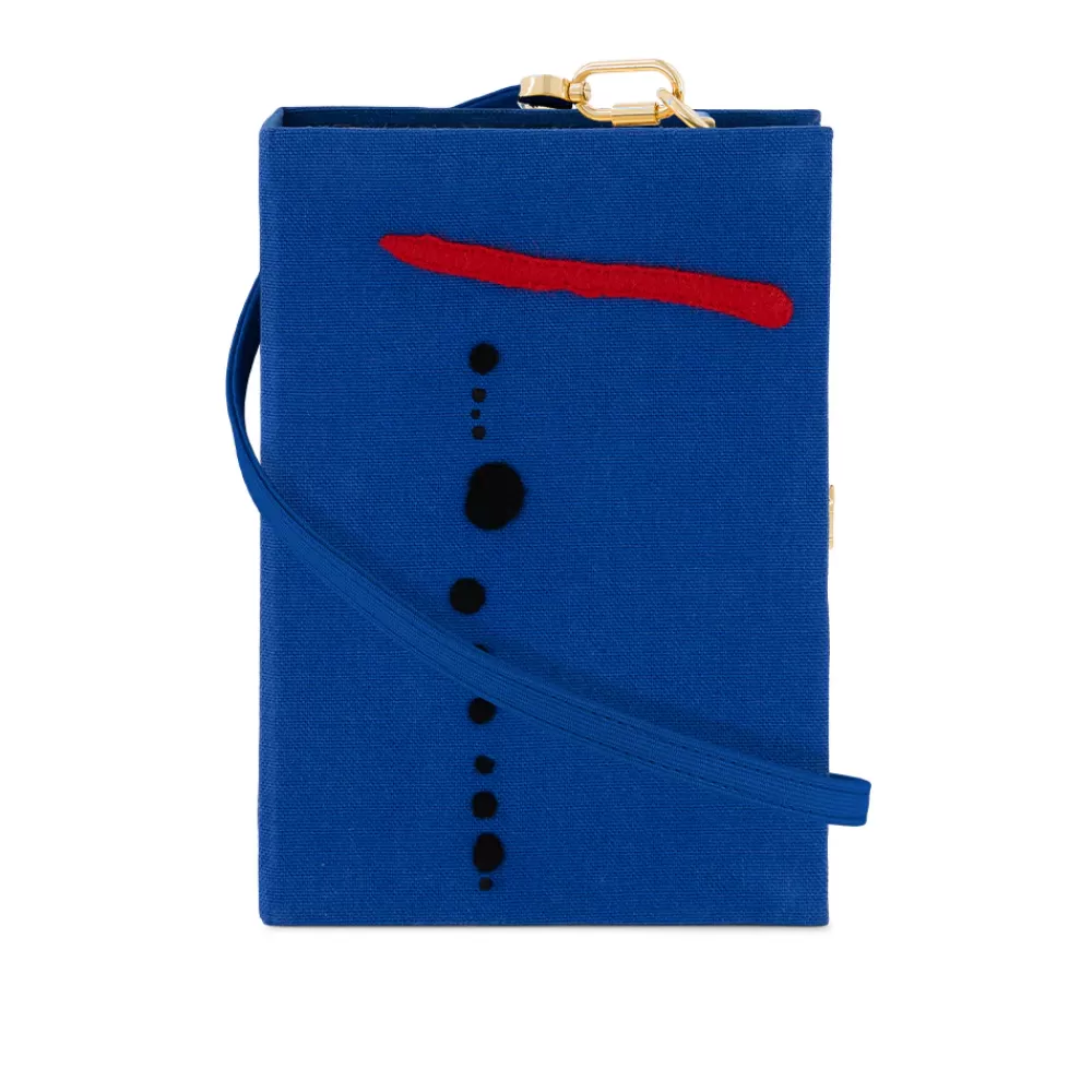 Best Blue Ii Joan Miro Strapped Book Clutch