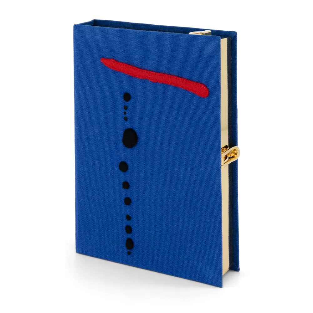 Best Blue Ii Joan Miro Strapped Book Clutch