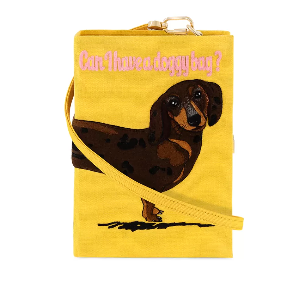 Hot Can I Have A Doggy Bag? Strapped Book Clutch