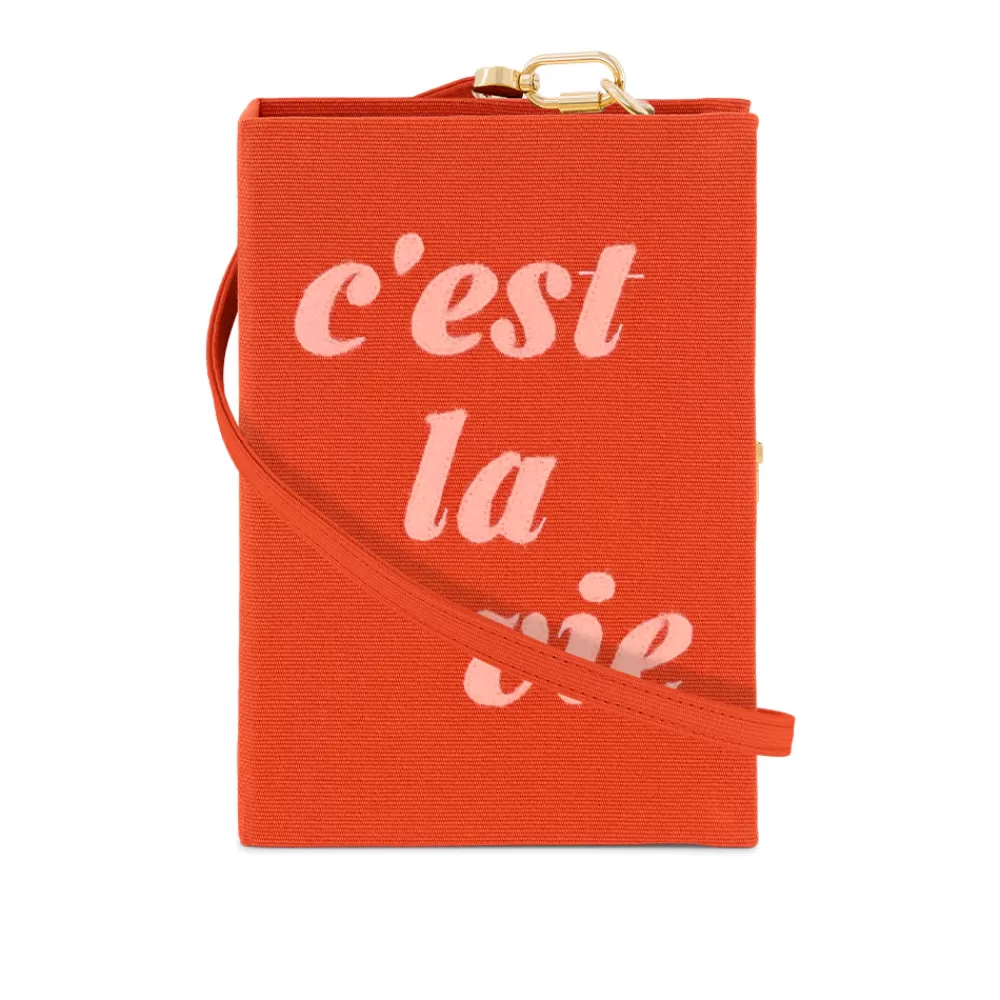 Cheap C'Est La Vie Strapped Book Clutch