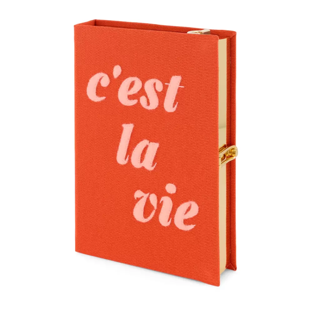 Cheap C'Est La Vie Strapped Book Clutch