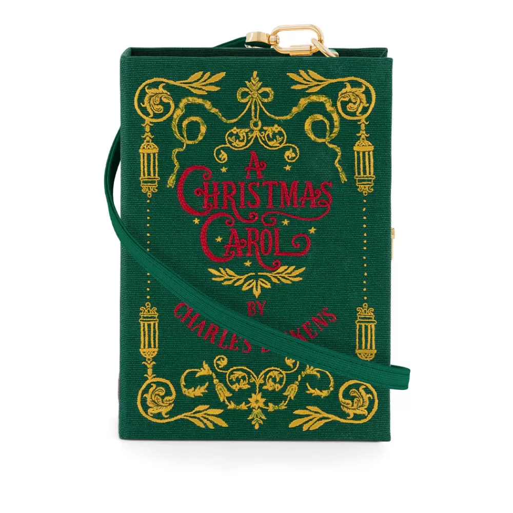 Best Sale Christmas Carol Strapped Book Clutch