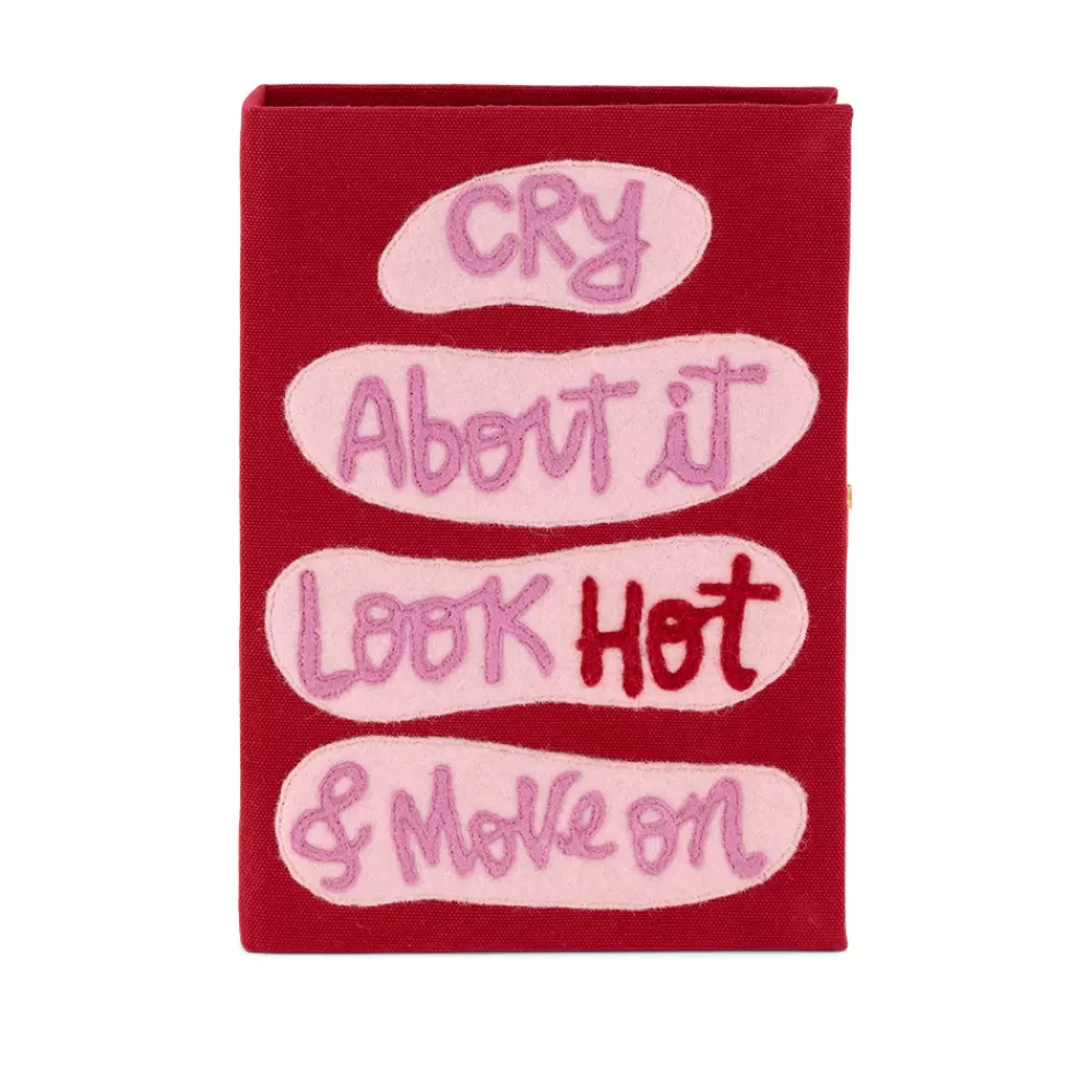 Sale Cry Look Hot And Move On Book Clutch