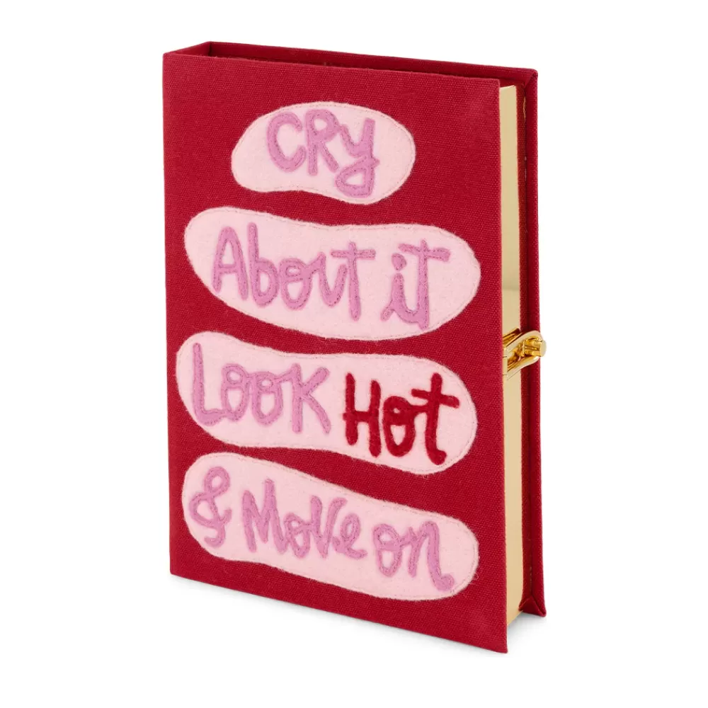 Sale Cry Look Hot And Move On Book Clutch