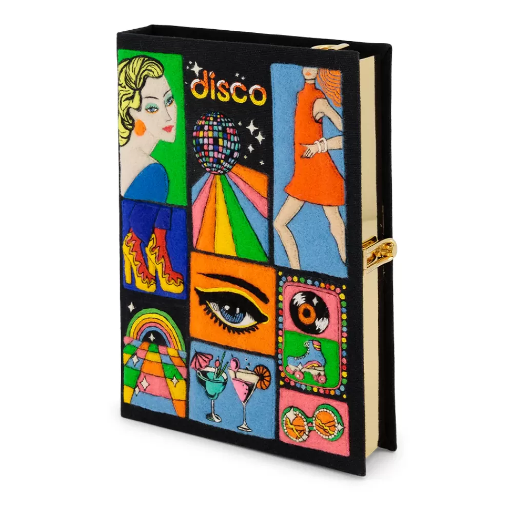 Fashion Disco Vibes Strapped Book Clutch