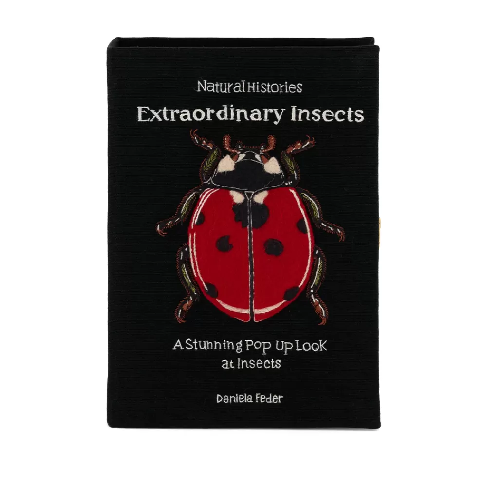 Flash Sale Extraordinary Insects Ladybug Book Clutch