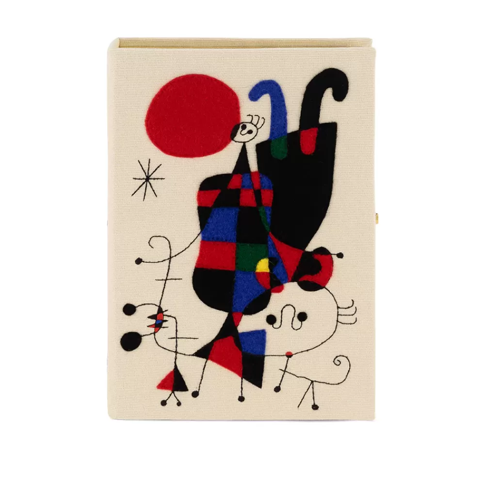 Shop Figures And Dog Joan Miro Book Clutch