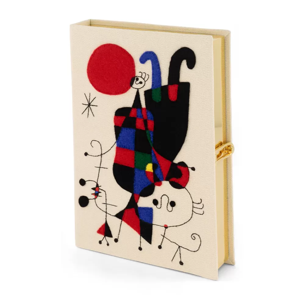 Shop Figures And Dog Joan Miro Book Clutch