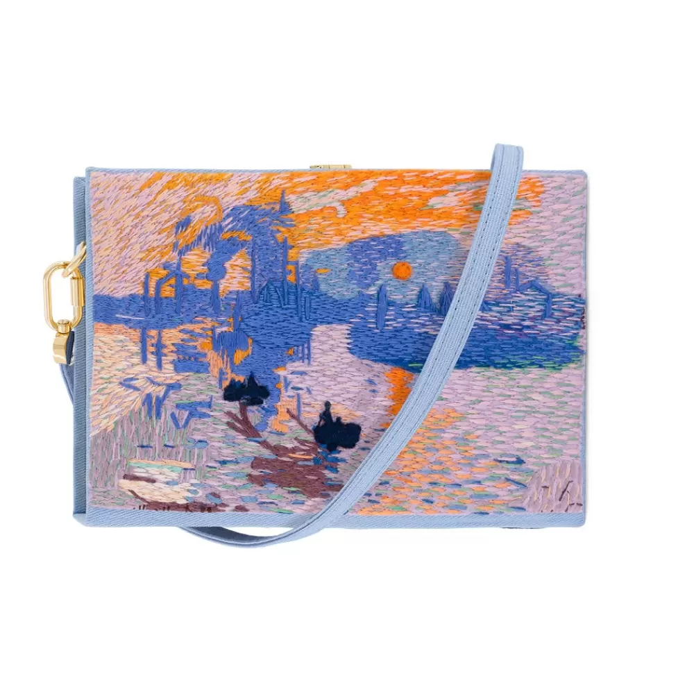 Hot Impression Sunrise Strapped Book Clutch