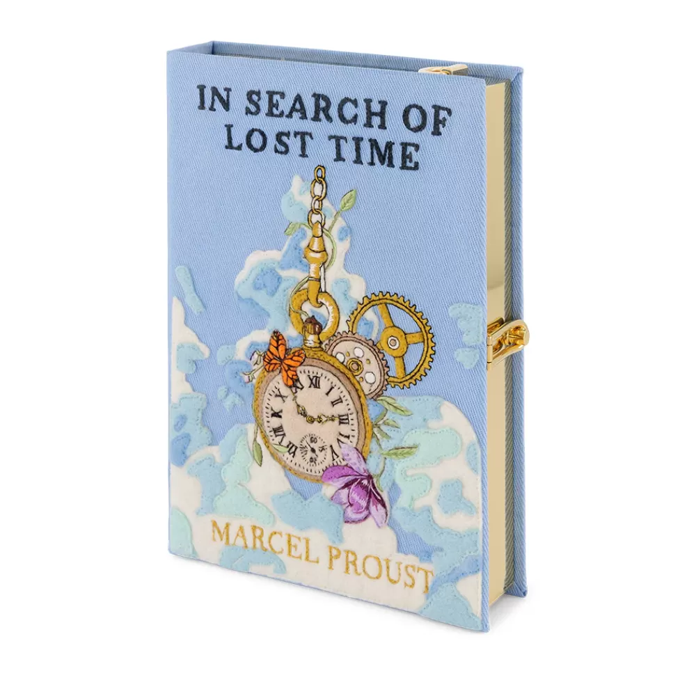 New In Search Of Lost Time Strapped Book Clutch