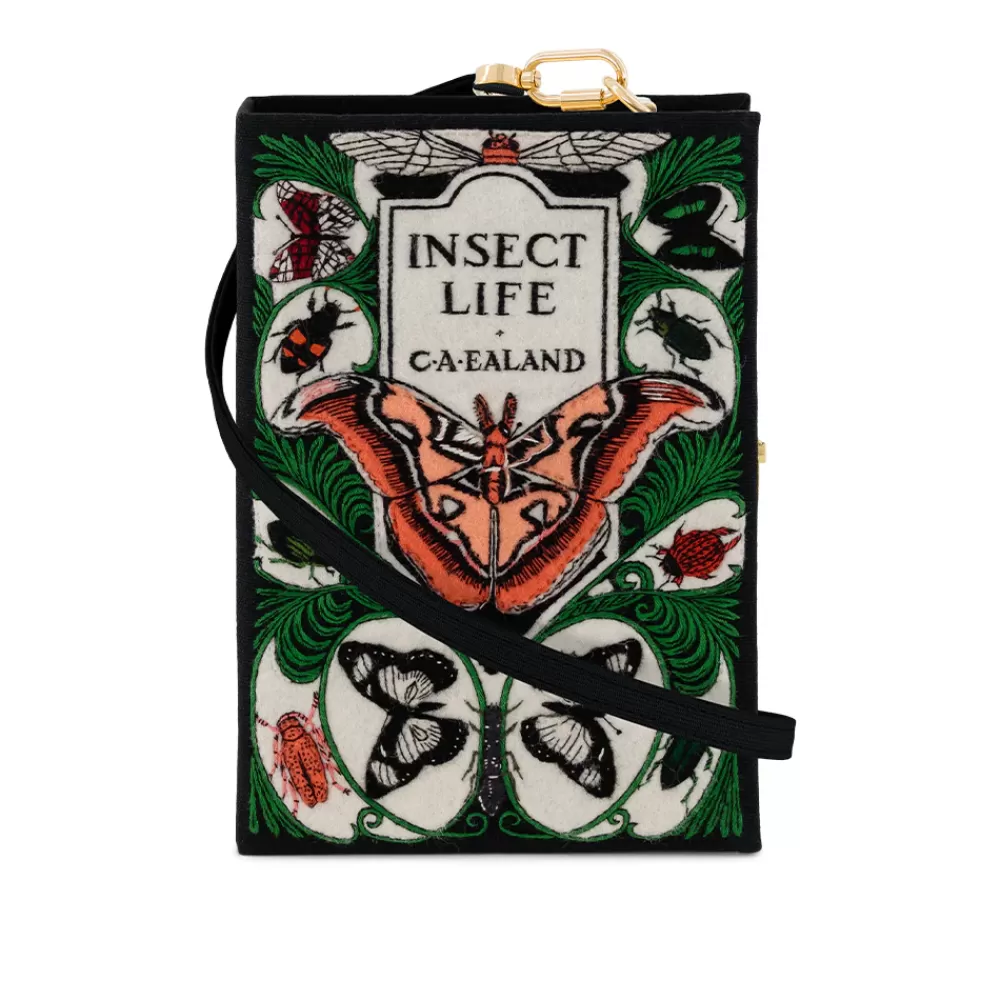 Outlet Insect Life Strapped Book Clutch