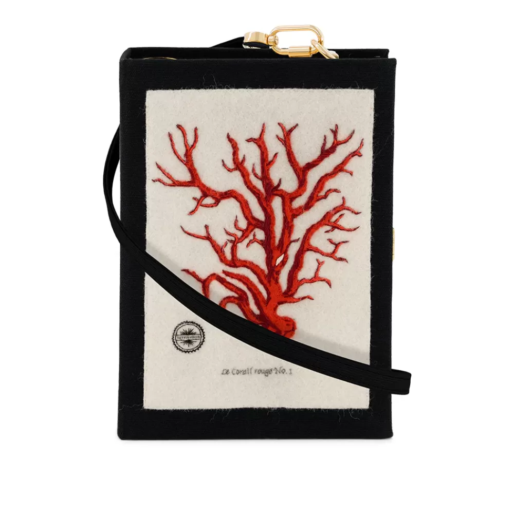 Online Le Corail Rouge Strapped Book Clutch