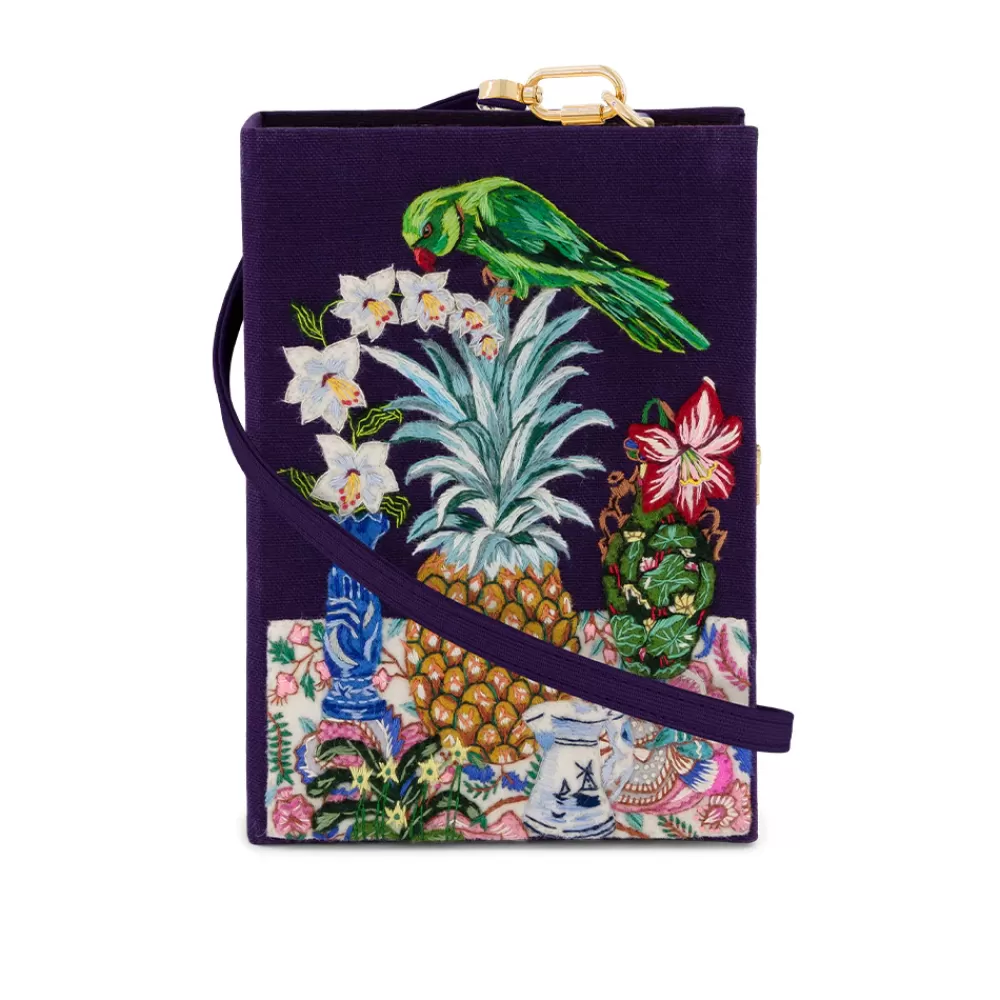 Online Le Perroquet Et L'Ananas Strapped Book Clutch