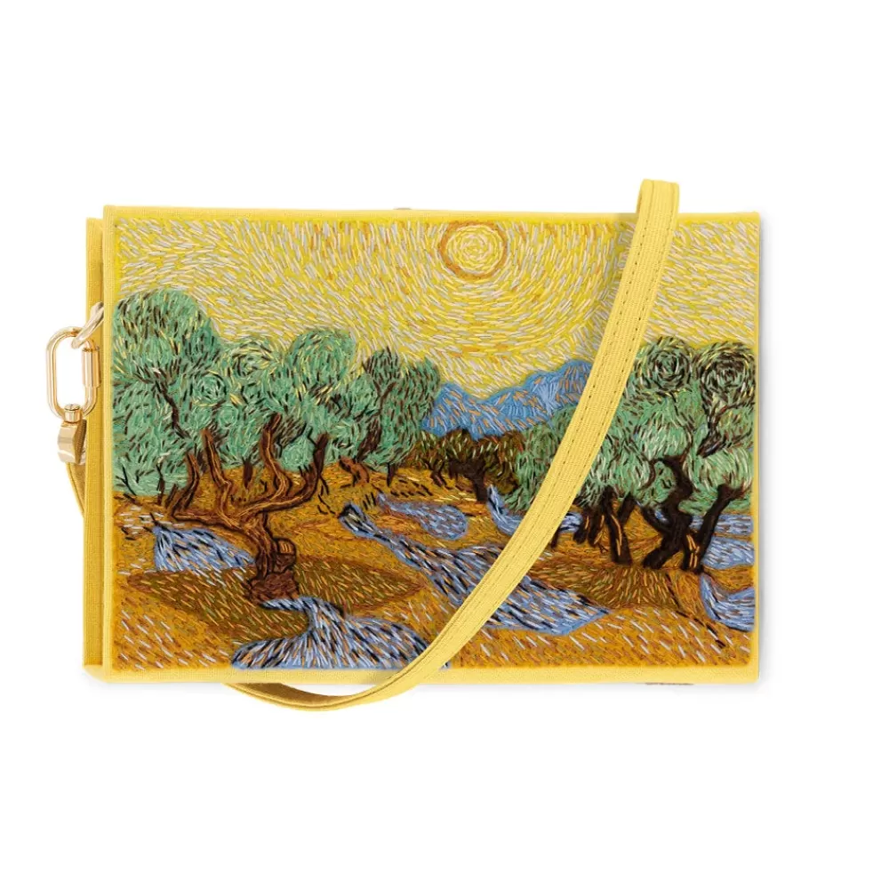 Discount Olive Trees Van Gogh Strapped Book Clutch