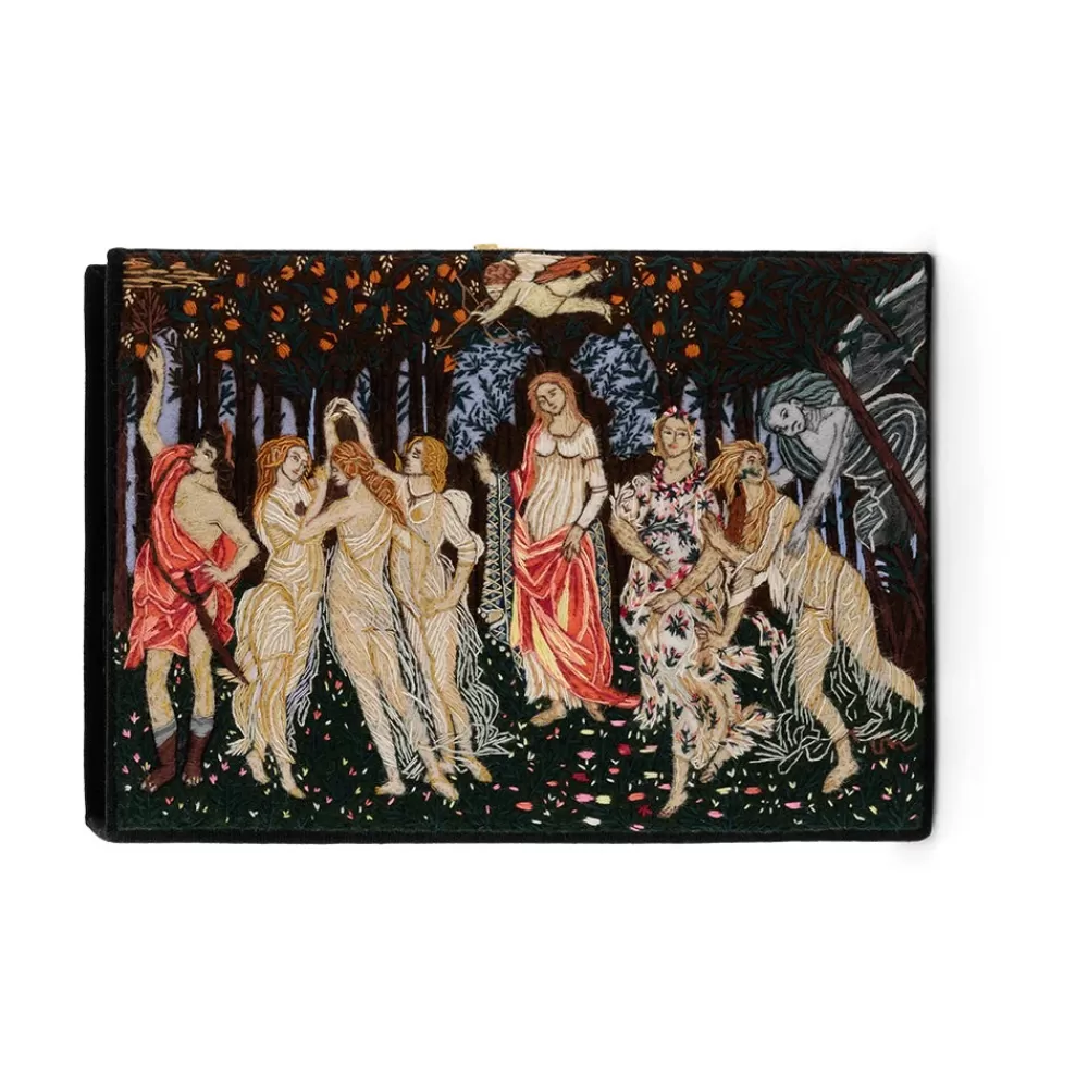 Best Sale Primavera Botticelli Book Clutch