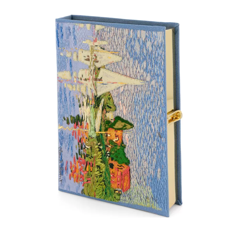 Fashion Regatta At Argenteuil Monet Book Clutch