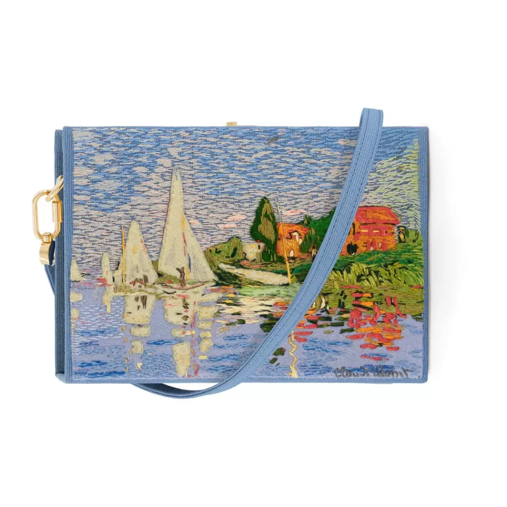 Clearance Regatta At Argenteuil Monet Strapped Book Clutch