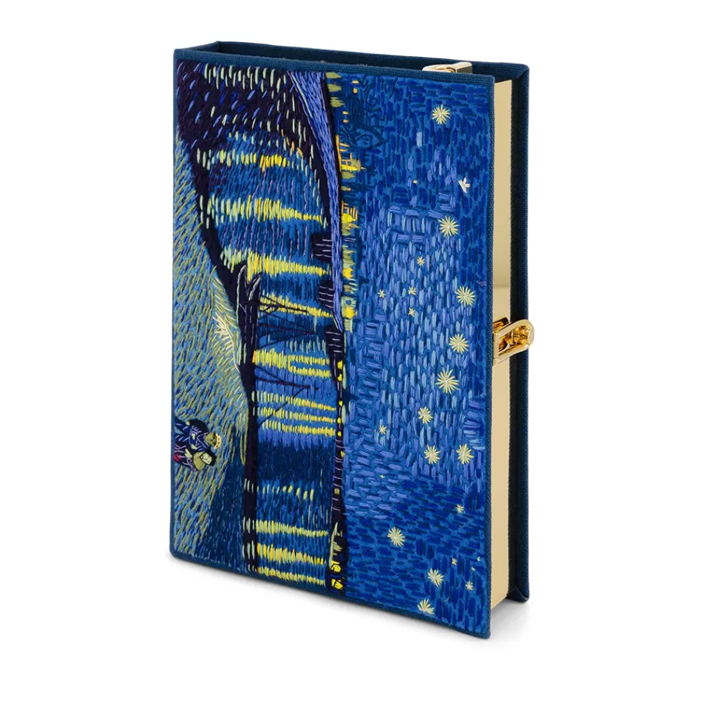 Best Starry Night Van Gogh Strapped Book Clutch