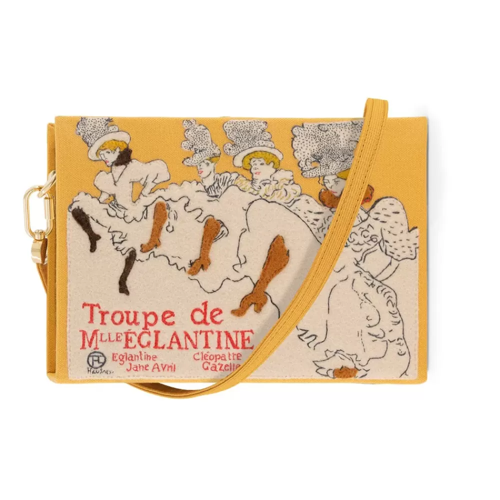 Best Troupe De Mademoiselle Eglantine Strapped Book Clutch