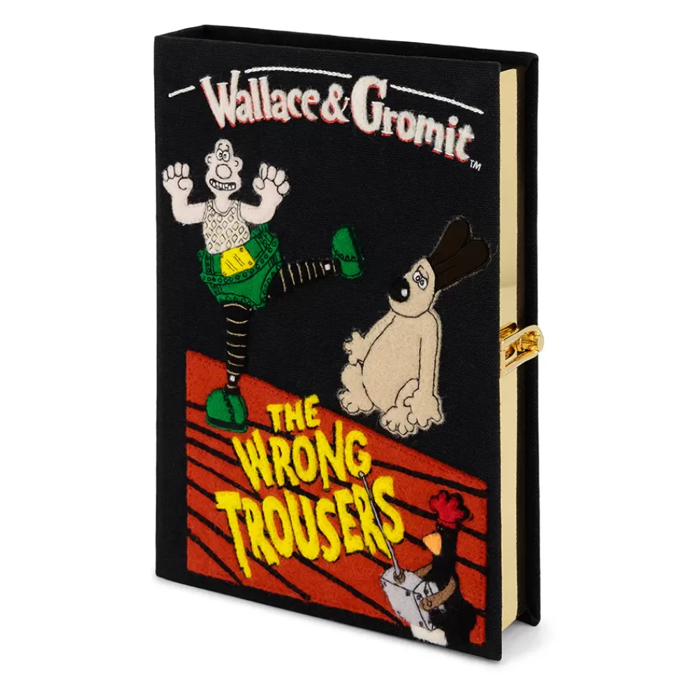 Hot Wallace & Gromit Book Clutch